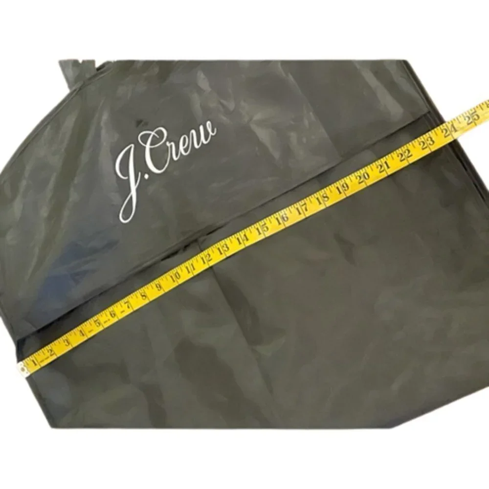 J. Crew Black Garment Bag zippered approx 24